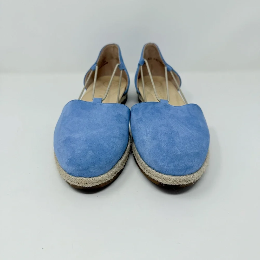 Paul Green Alegra Espadrille In Pacific Soft Suede Sz 9